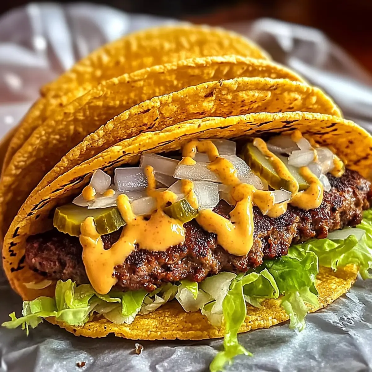 Smash Burger Tacos: Ein schnelles Feierabendgericht
