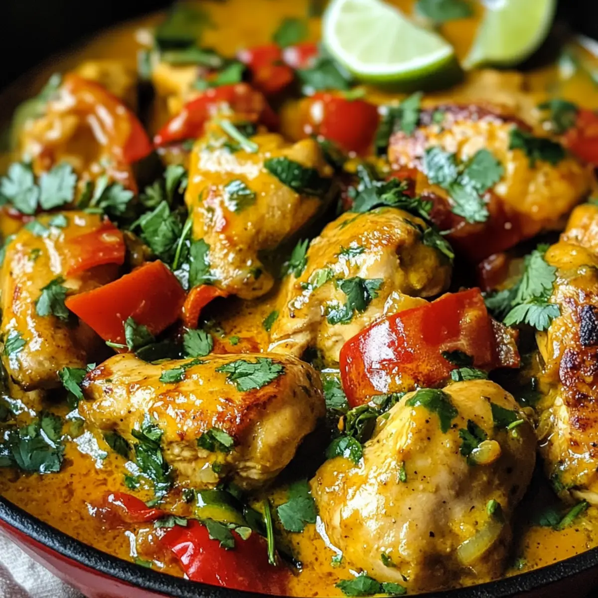 Würzige brasilianische Kokosnuss-Hühnchen Rezept entdecken