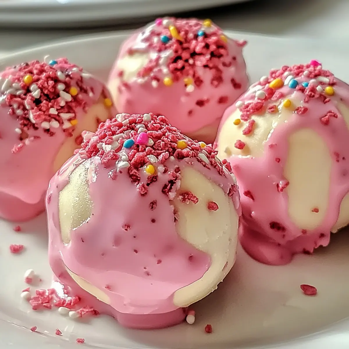 Erdbeerkuchen-Trüffel zum Verlieben schnell gemacht