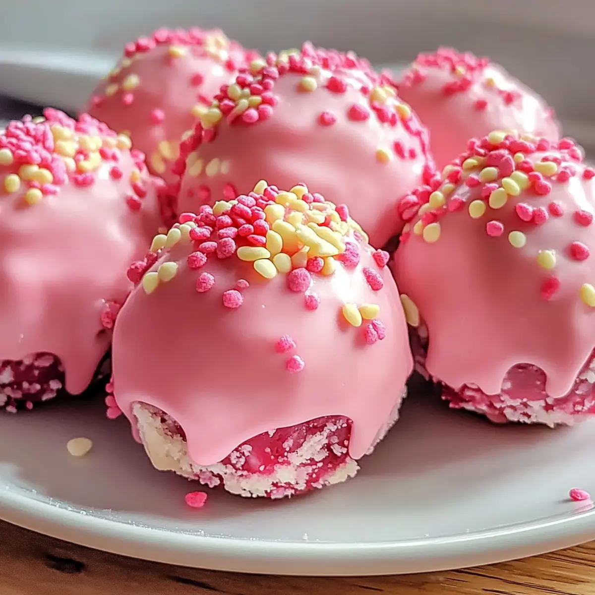 Erdbeerkuchen-Trüffel ganz einfach selbst machen