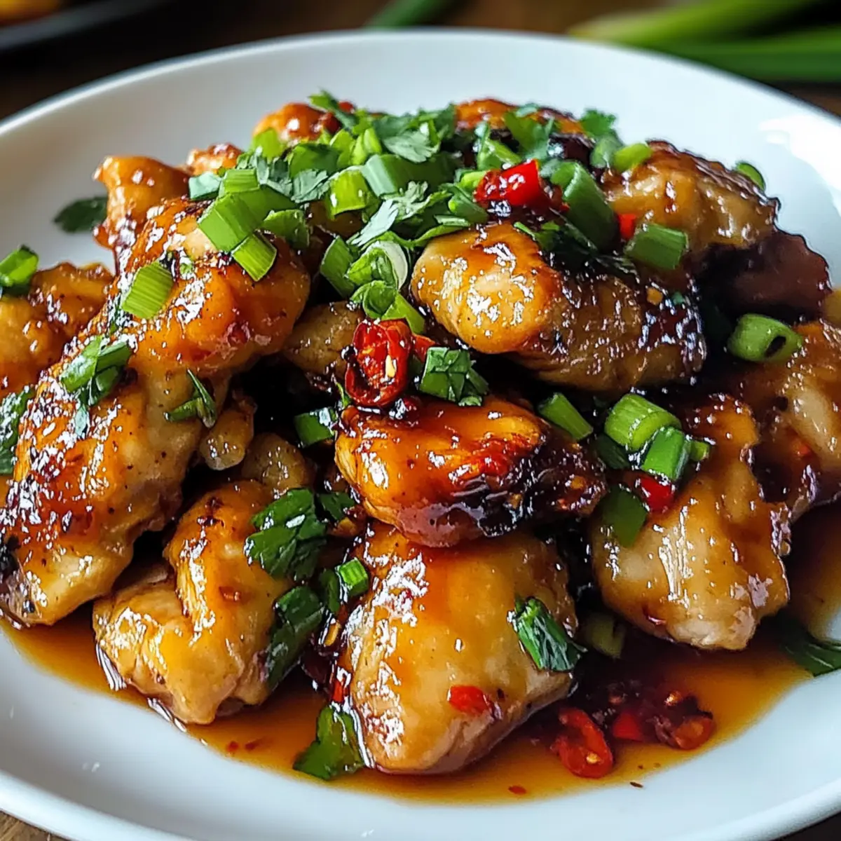 Süß und würziges thailändisches Hühnchen leicht gemacht