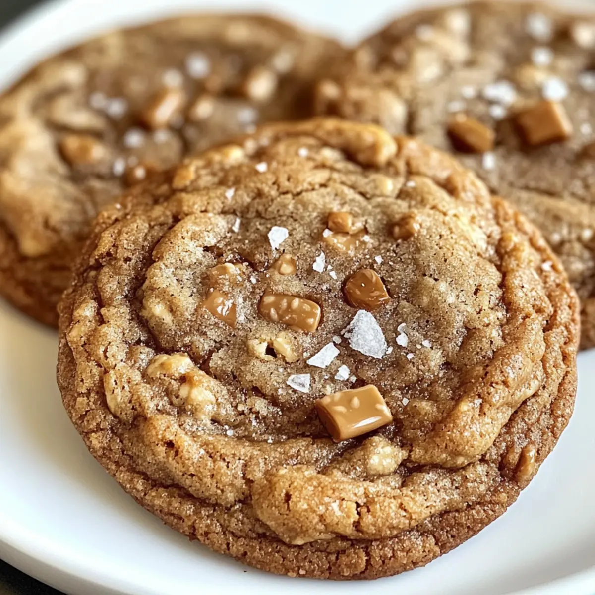 Braune Butter Kaffee Toffee Kekse für Kaffeeliebhaber