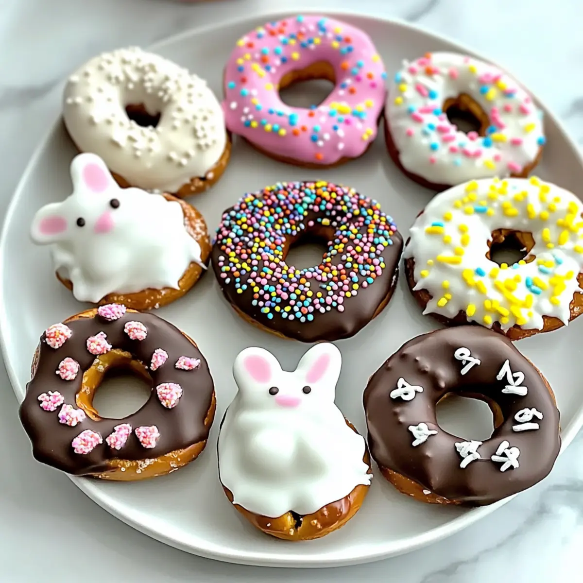 Schokoladenüberzogene Brezeln für Ostern: Einfache Leckerei