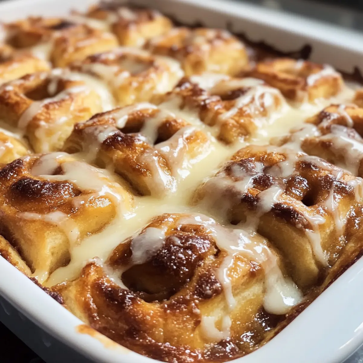 Zimtschneckenauflauf für ein schnelles Frühstück
