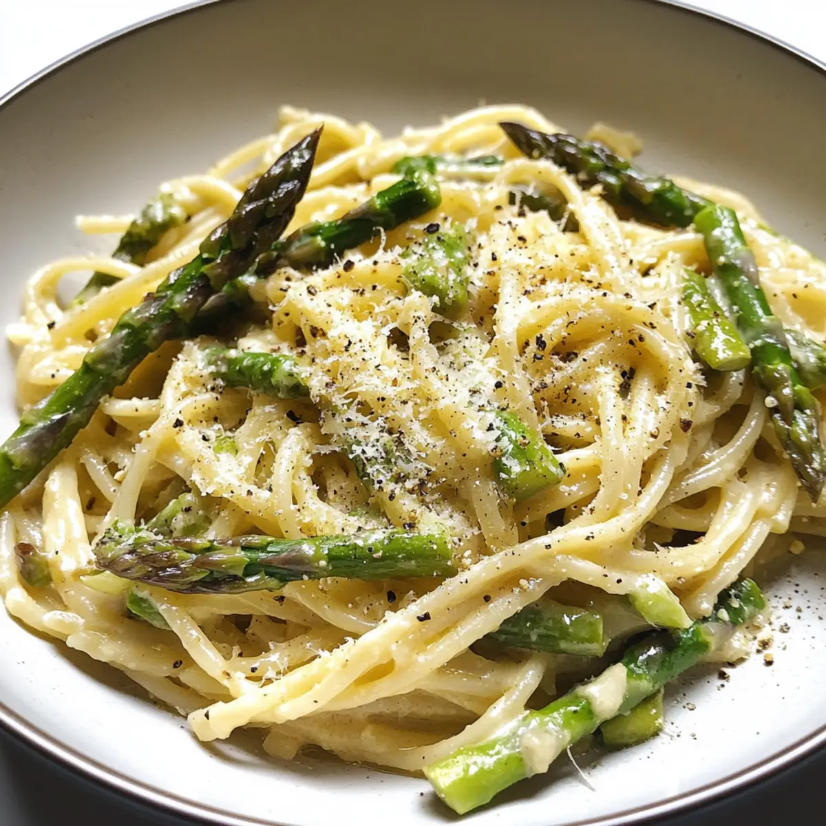 Cremige Spargelpasta in nur 25 Minuten