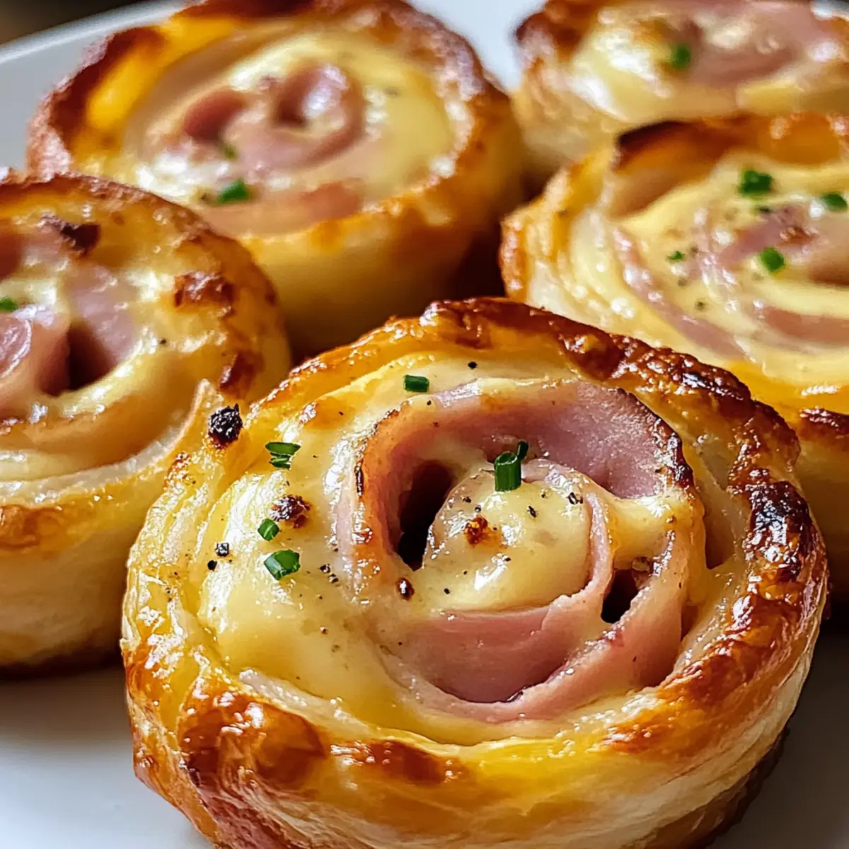 Oster-Schinken und Cheddar-Pinwheels einfach genießen