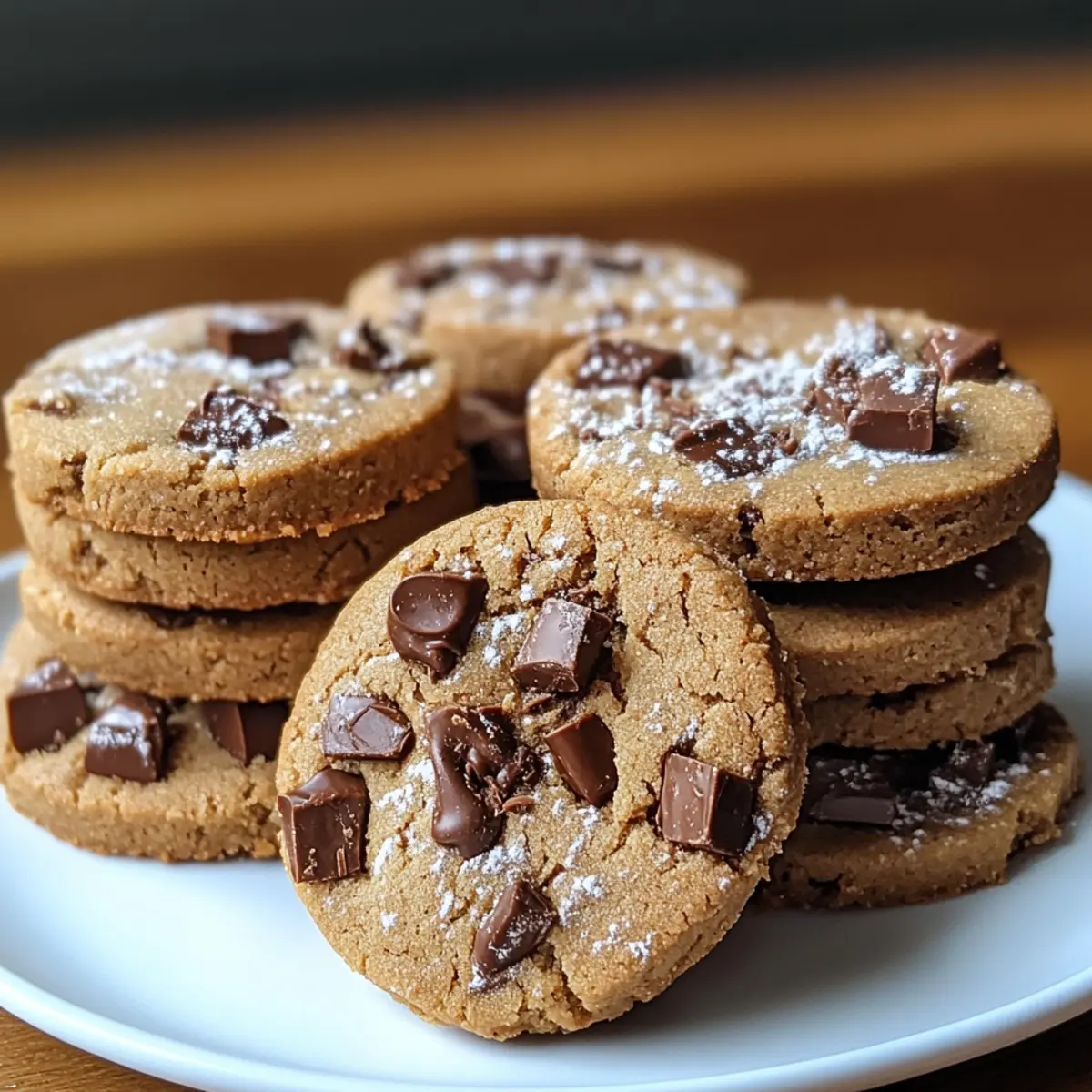 Espresso-Shortbread-Kekse mit Toffee-Stücken Rezept