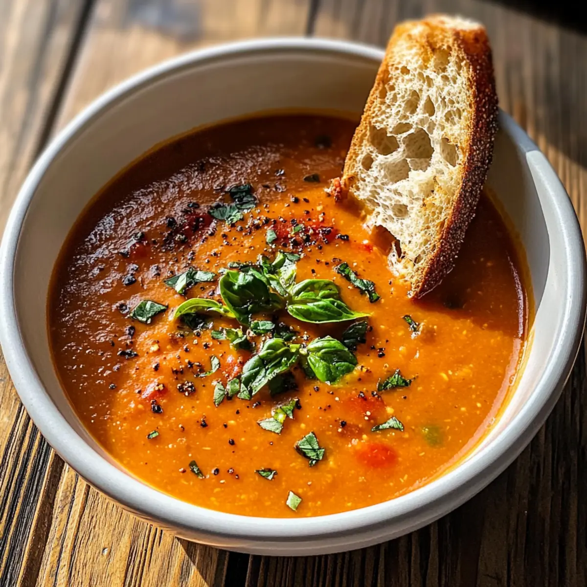 Feuergeröstete Tomatensuppe für gemütliche Abende