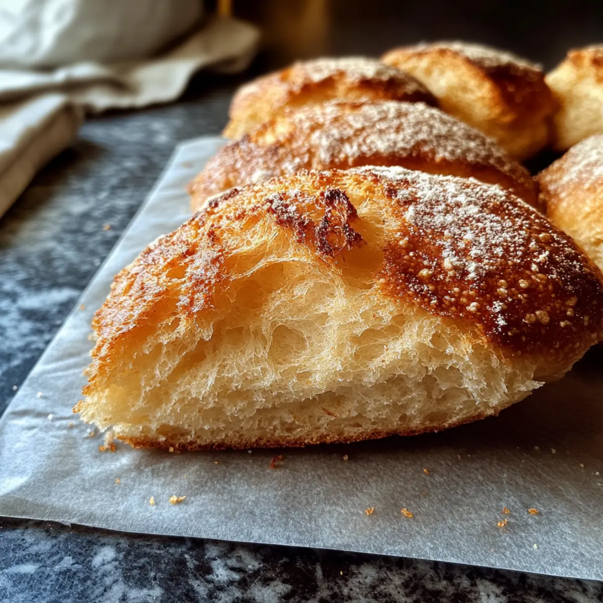 Fluffiges Knuspriges Salzbrot für jeden Anlass