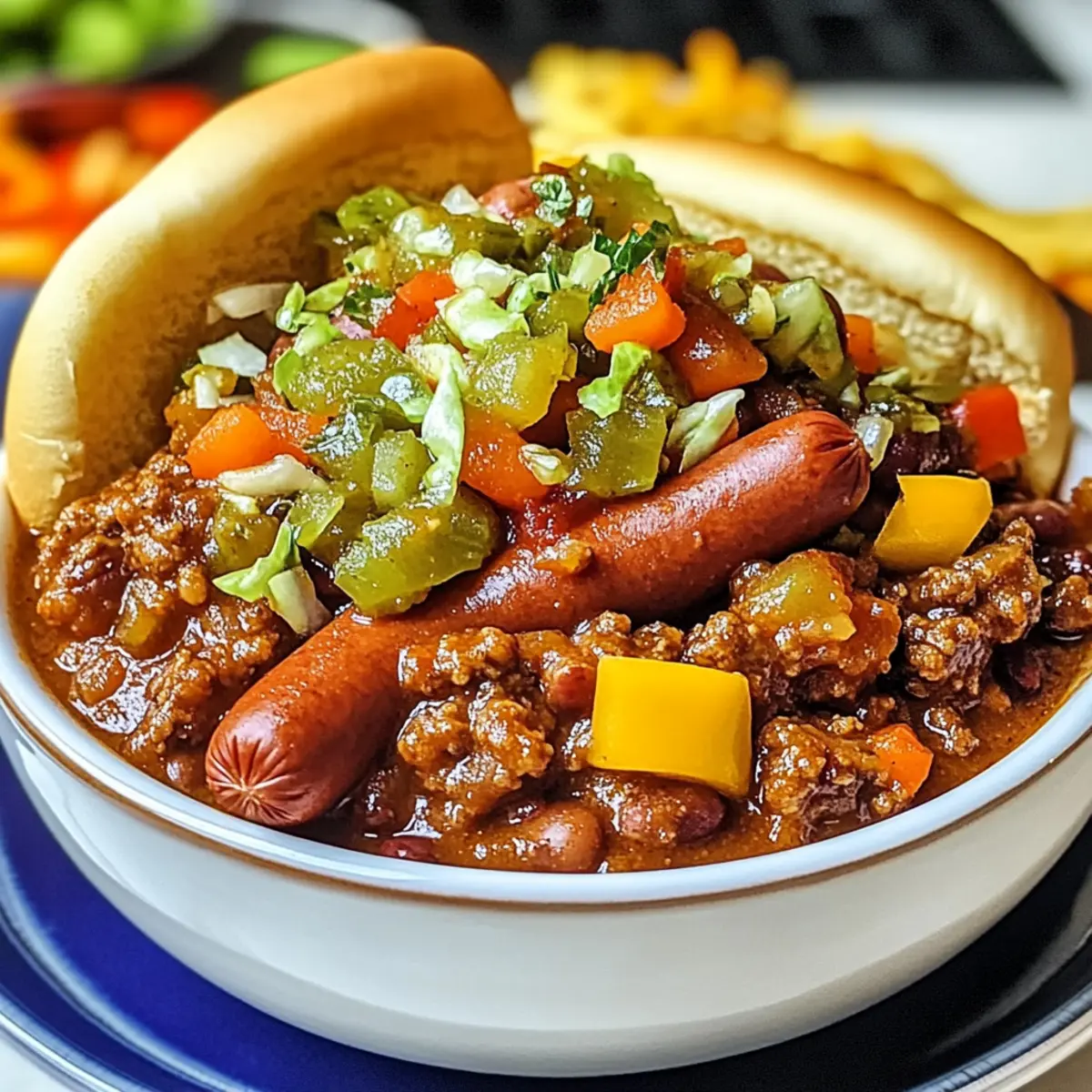 Herzhafter Hot Dog Chili für jede Gelegenheit