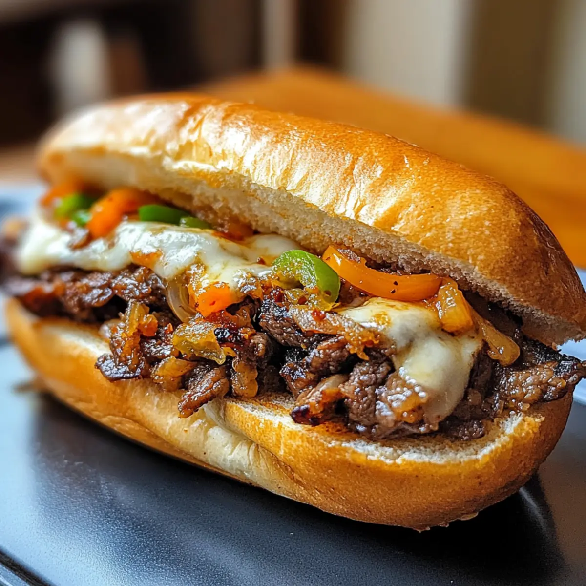 Unwiderstehlicher koreanisch inspirierter Kimchi Bulgogi Cheesesteak