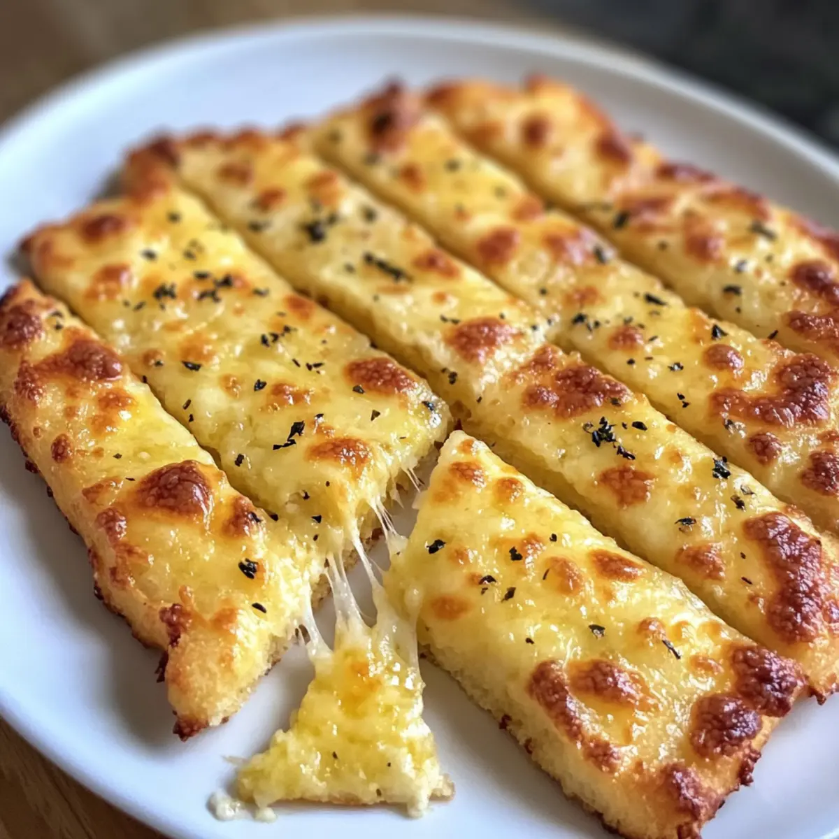 Keto Käse Knoblauch Brotsticks – Lecker und Einfach