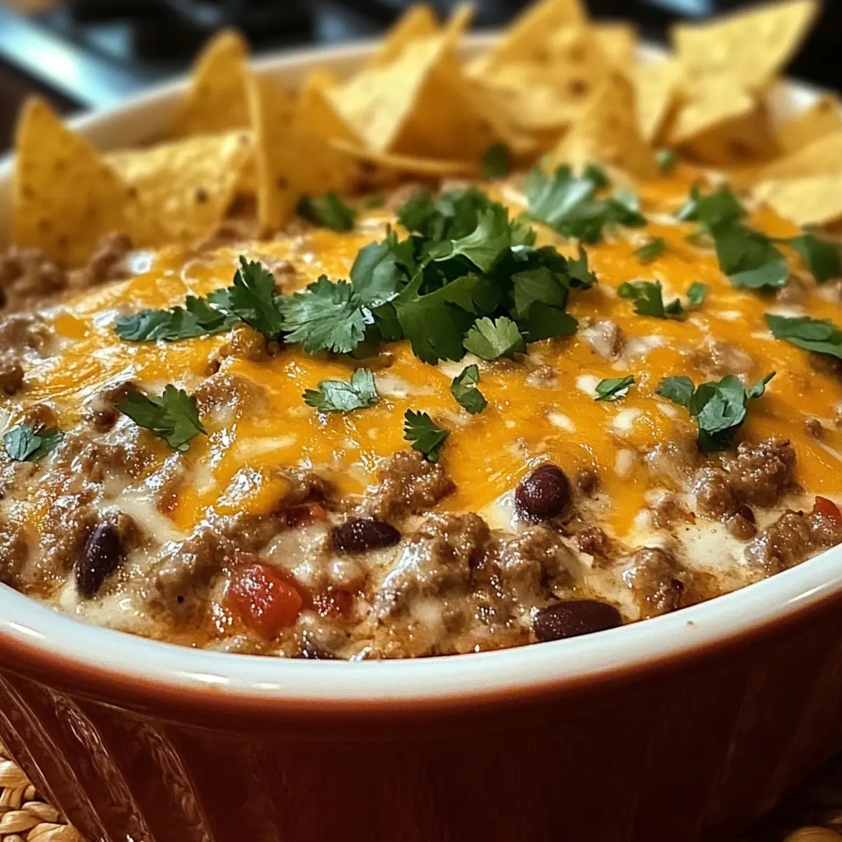 Fleischiger Texas-Müll-Dip für deine nächste Party