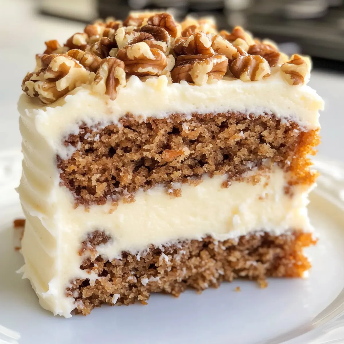 Feuchter Karottenkuchen mit Walnüssen für jeden Anlass