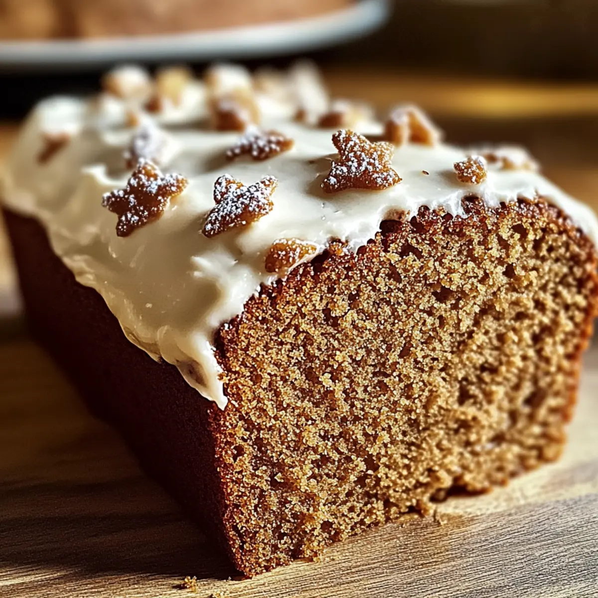 Feuchter Ingwerbrotlaib Kuchen für festliche Genussmomente