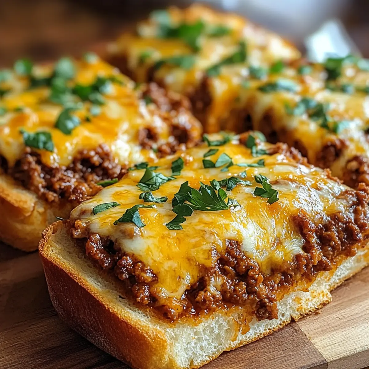 Sloppy Joe Knoblauchbrot – Herzhaft & Einfache Freude