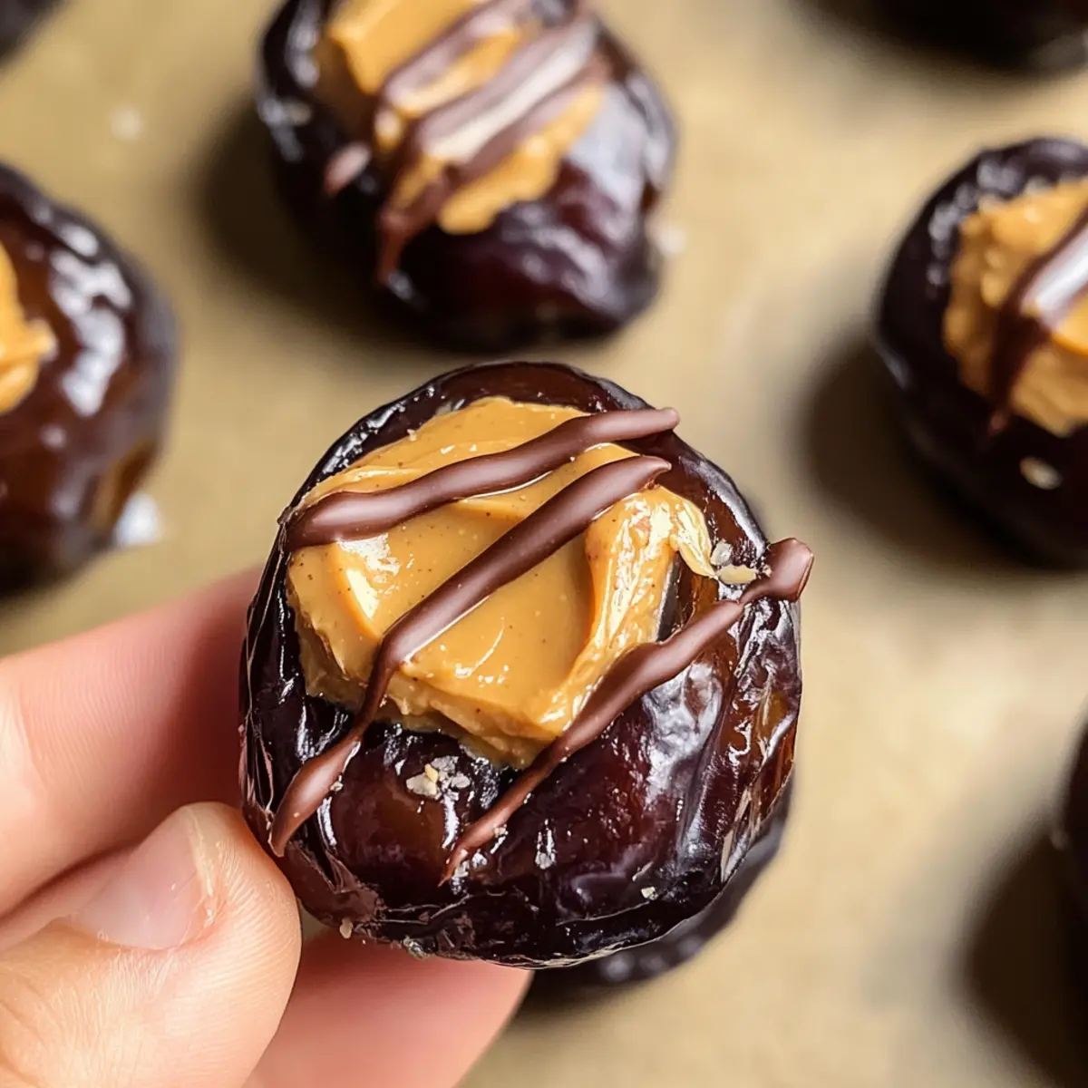 Zerschlagene Dattel Snickers: Einfach und Lecker