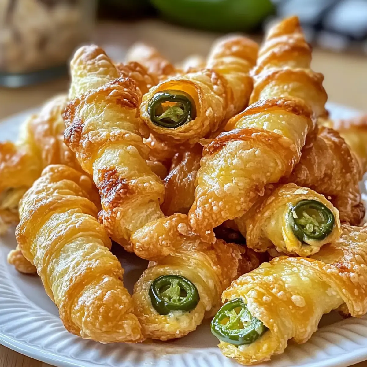 Würzige Jalapeno-Popper-Drehungen für jeden Anlass