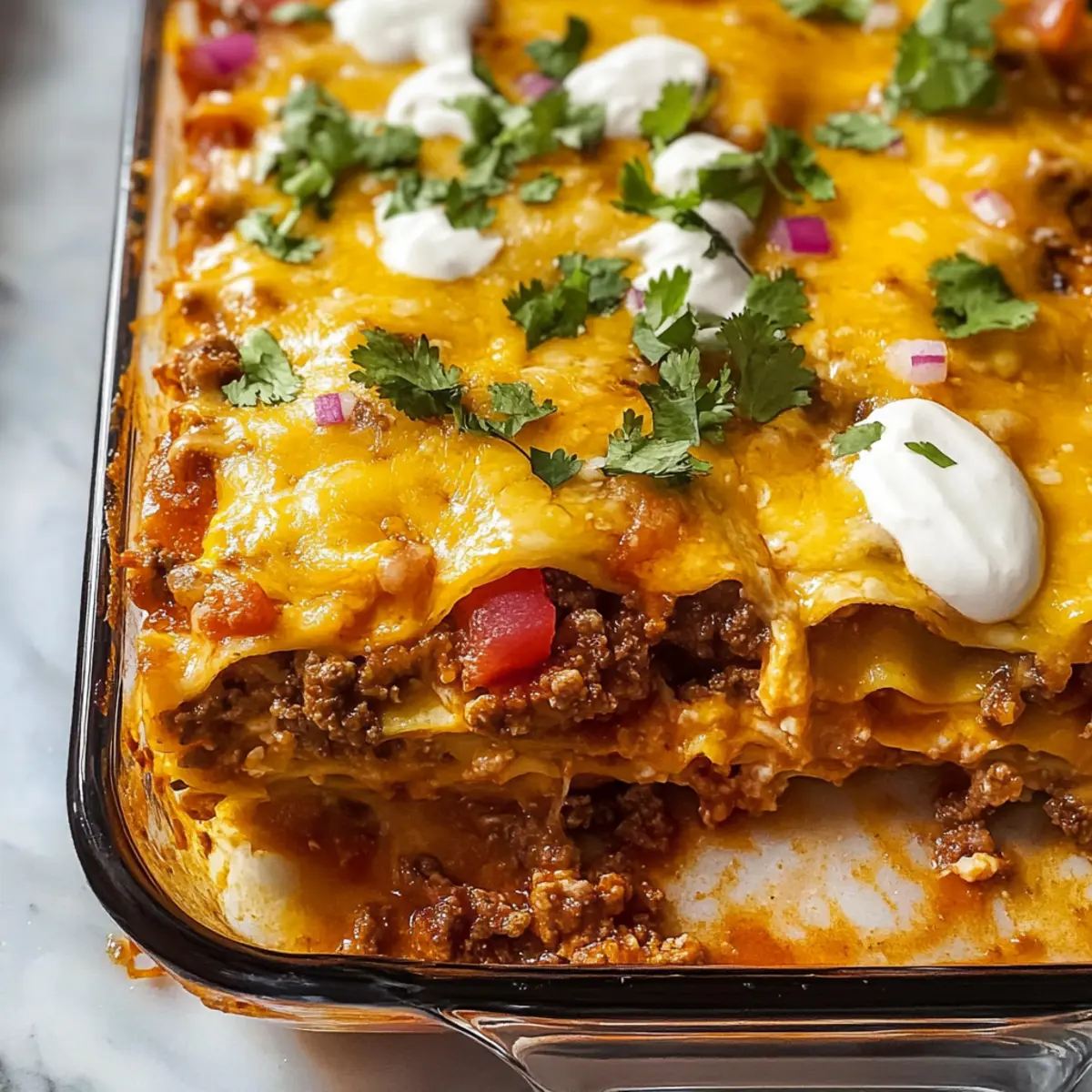 Taco Lasagne: Der Tex-Mex Genuss für Zuhause