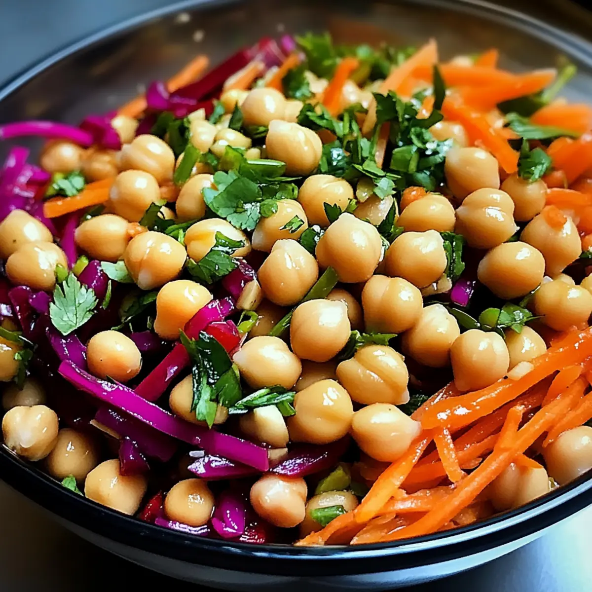Thailändischer Kichererbsensalat für schnelles Wohlfühlen
