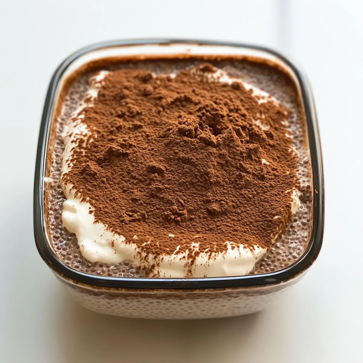 Tiramisu Chia Pudding für gesunde Genießer