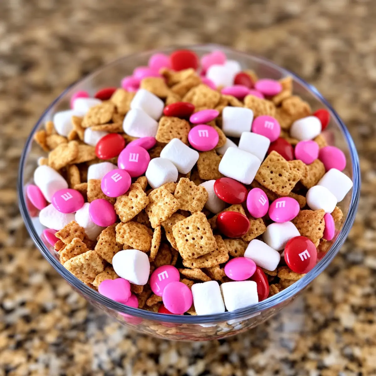 Valentinstag S’mores Snack Mischung in 5 Minuten