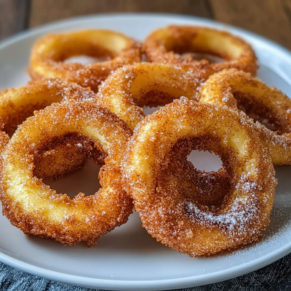 Luftfritteusen-Zimt-Apfelringe für perfekte Gemütlichkeit