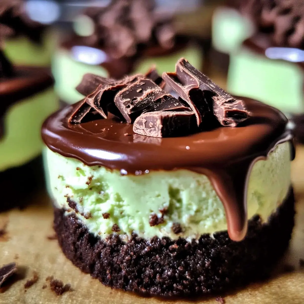 Andenminze Mini-Käsekuchen für eine süße Party