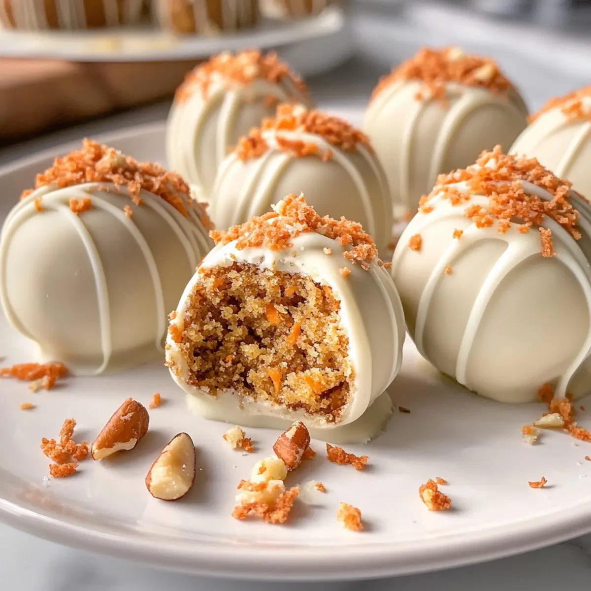 Karottenkuchen-Trüffel – Ein süßer Genuss ohne Backen