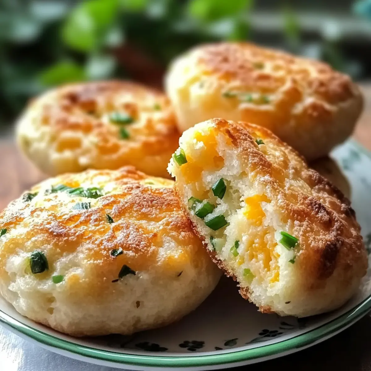 Cheddar Schalotte Englisch Muffins ganz einfach selbst gemacht