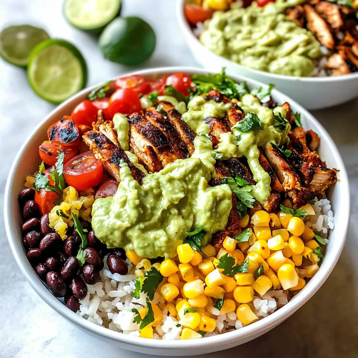 Hühnchen Burrito Schalen für jeden Geschmack