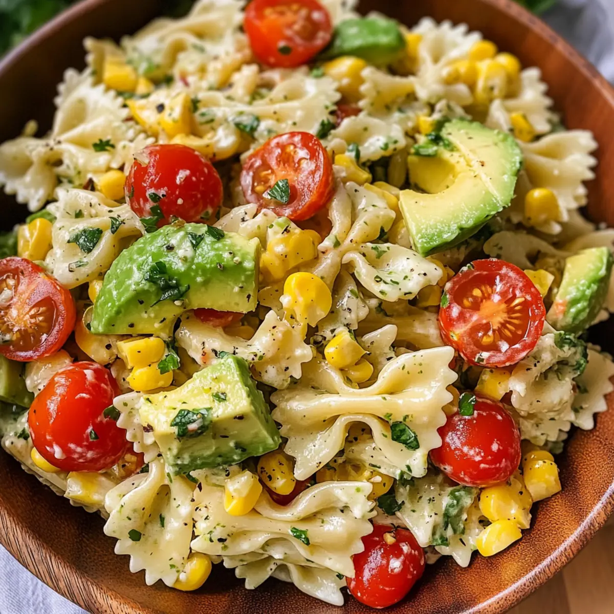 Koriander Limetten Pasta Salat für den perfekten Sommer