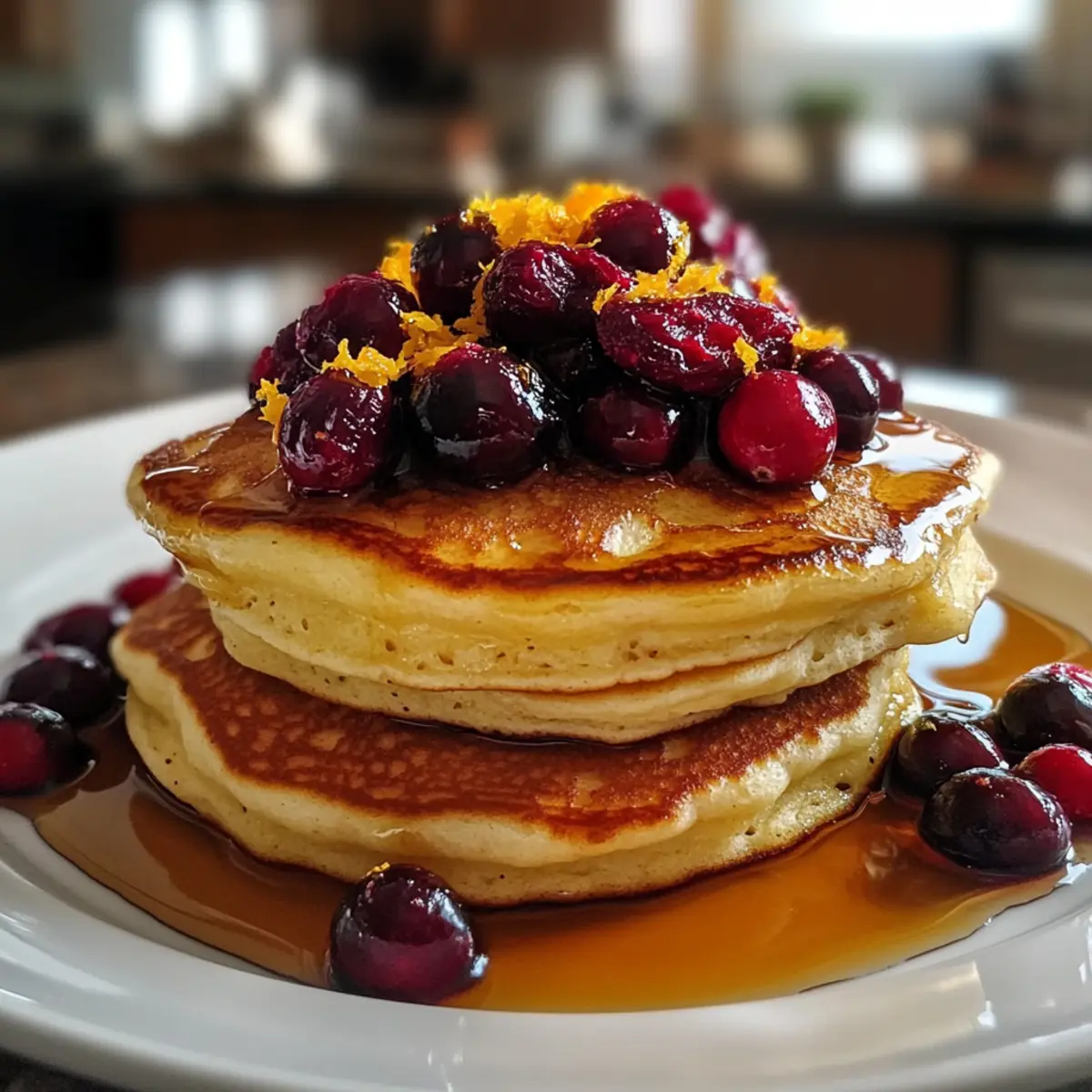 Cranberry Orange Ricotta Pfannkuchen für den perfekten Morgen