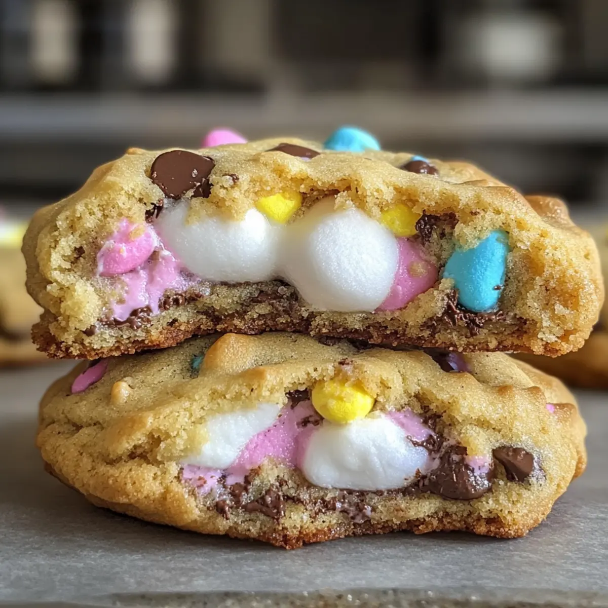 Riesiger Schokoladenstückchen für Ostern backen