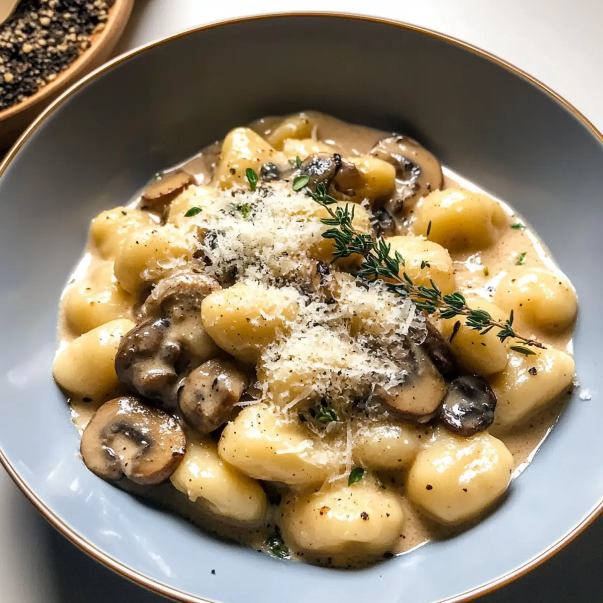 Gnocchi mit cremiger Pilzsauce für Gemütliche Abende