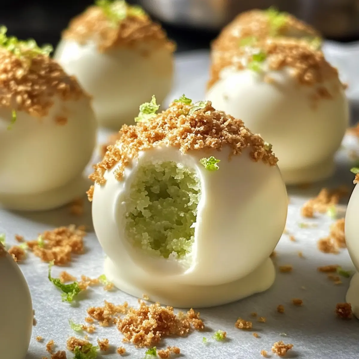 Schlüssel-Limetten-Trüffel ganz ohne Backen