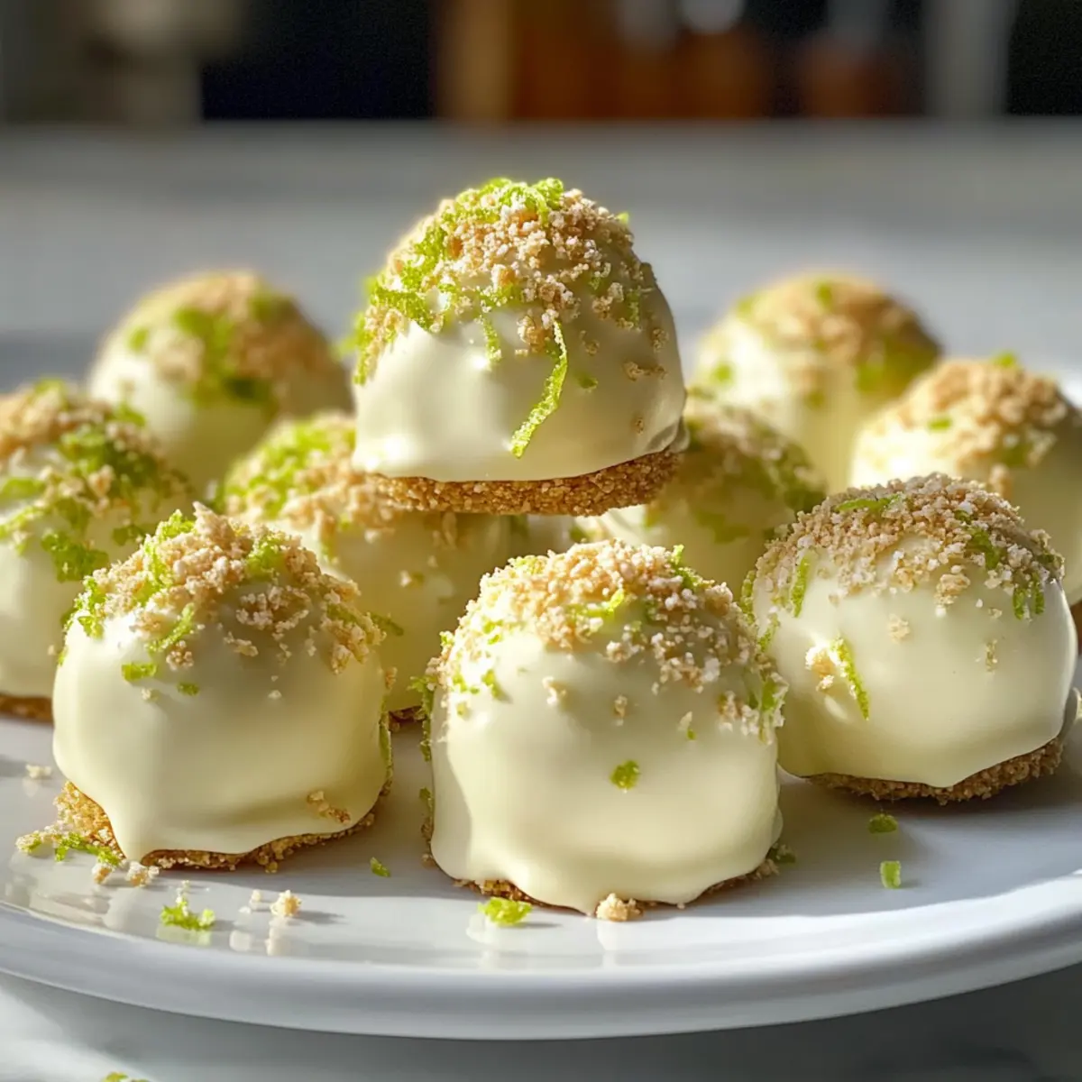 Köstliche Key Lime Trüffel ganz ohne Backen