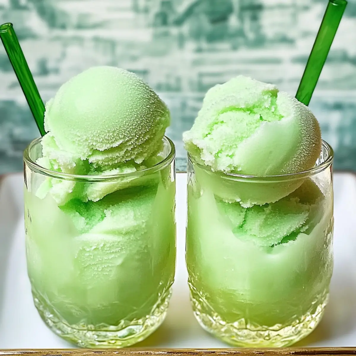 Limonade-Sorbet-Floßen: Schnelle St. Patrick’s Leckerei