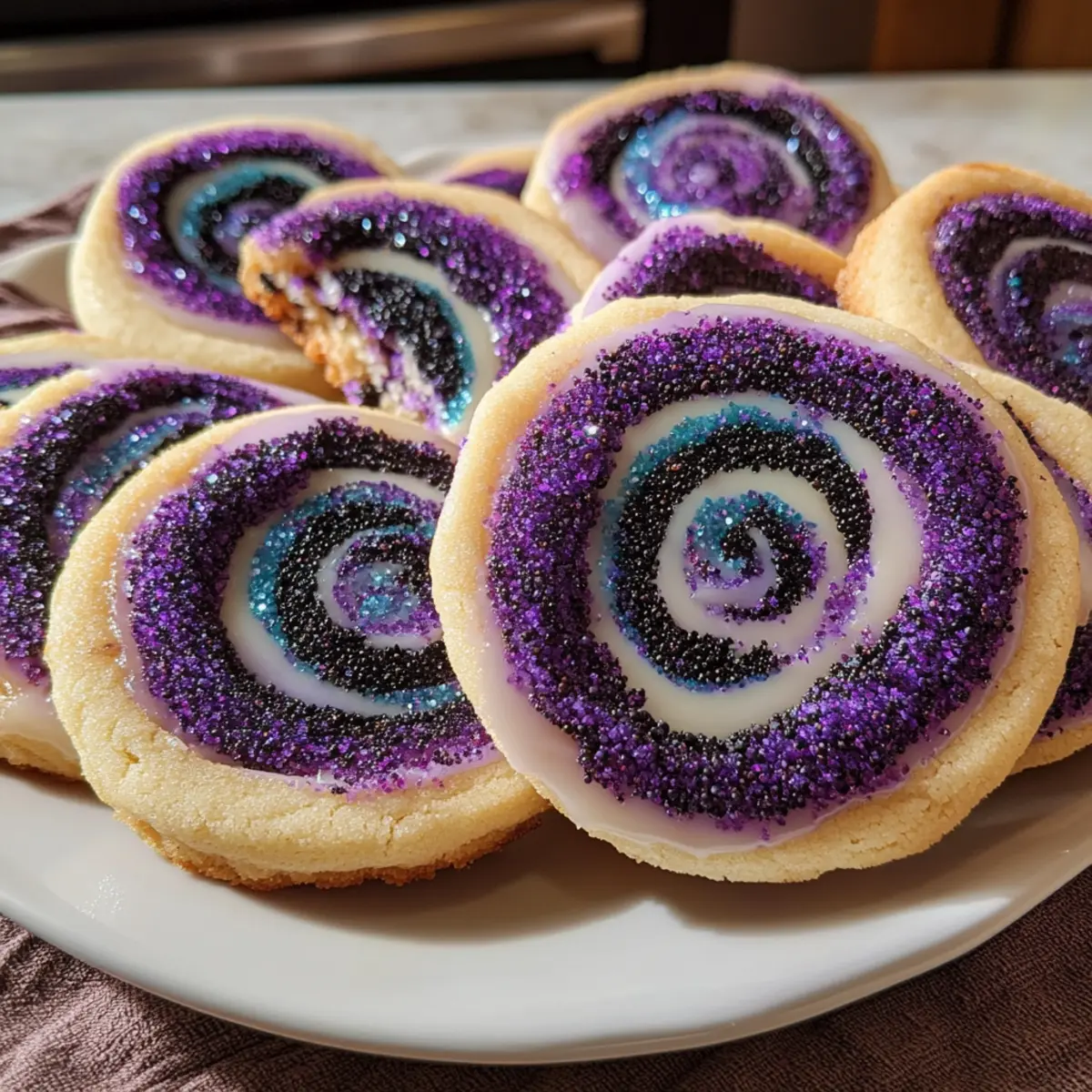 Magische Spiralplätzchen für bunte Backfreuden