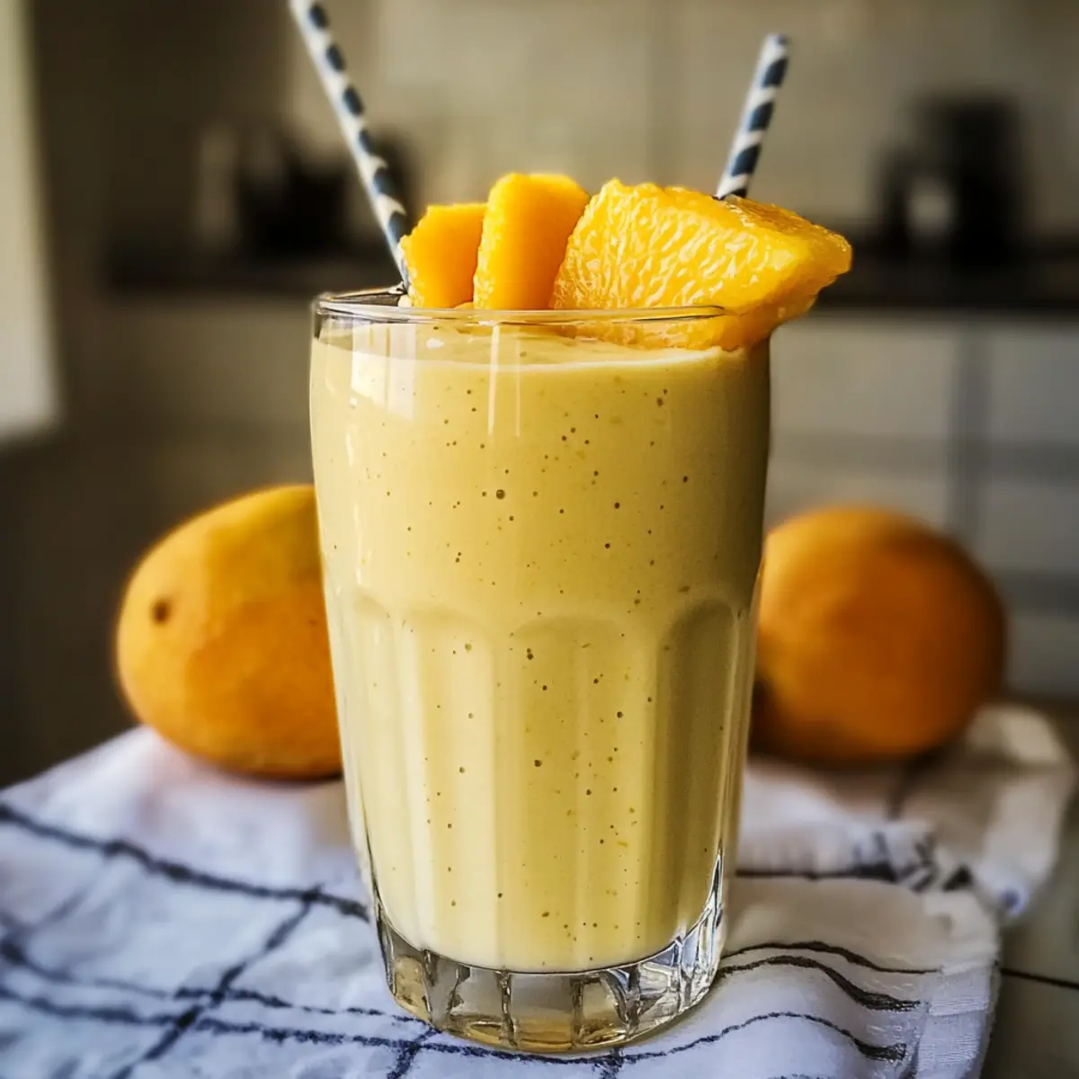 Mango-Orange-Smoothie für einen gesunden Kick