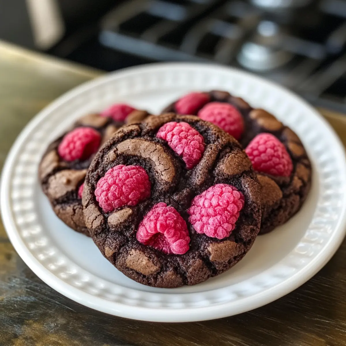 Himbeer-Dunkle-Schokoladenkekse für jeden Anlass