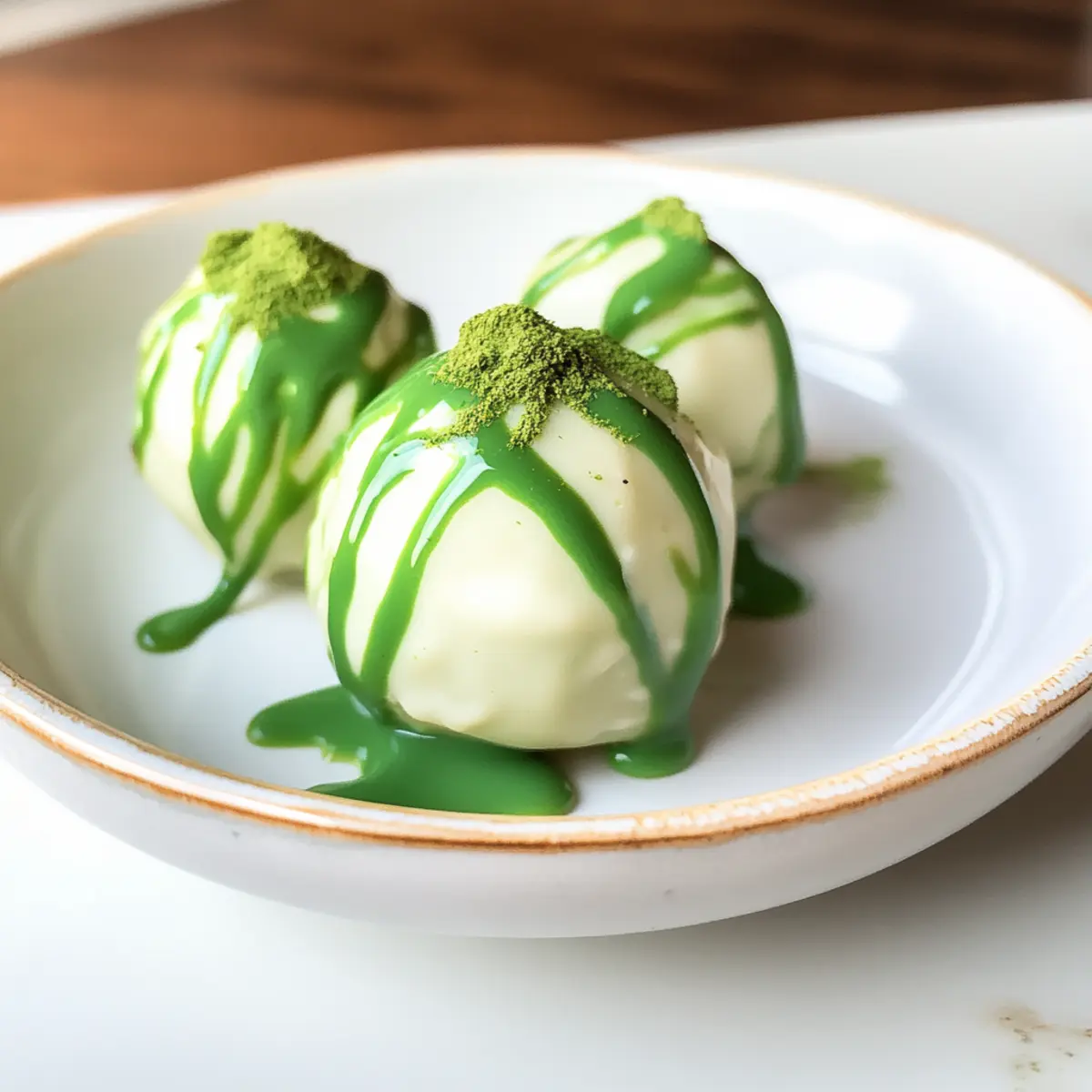 Sankt Patrick’s Tag Grüner Tee Trüffel Rezept