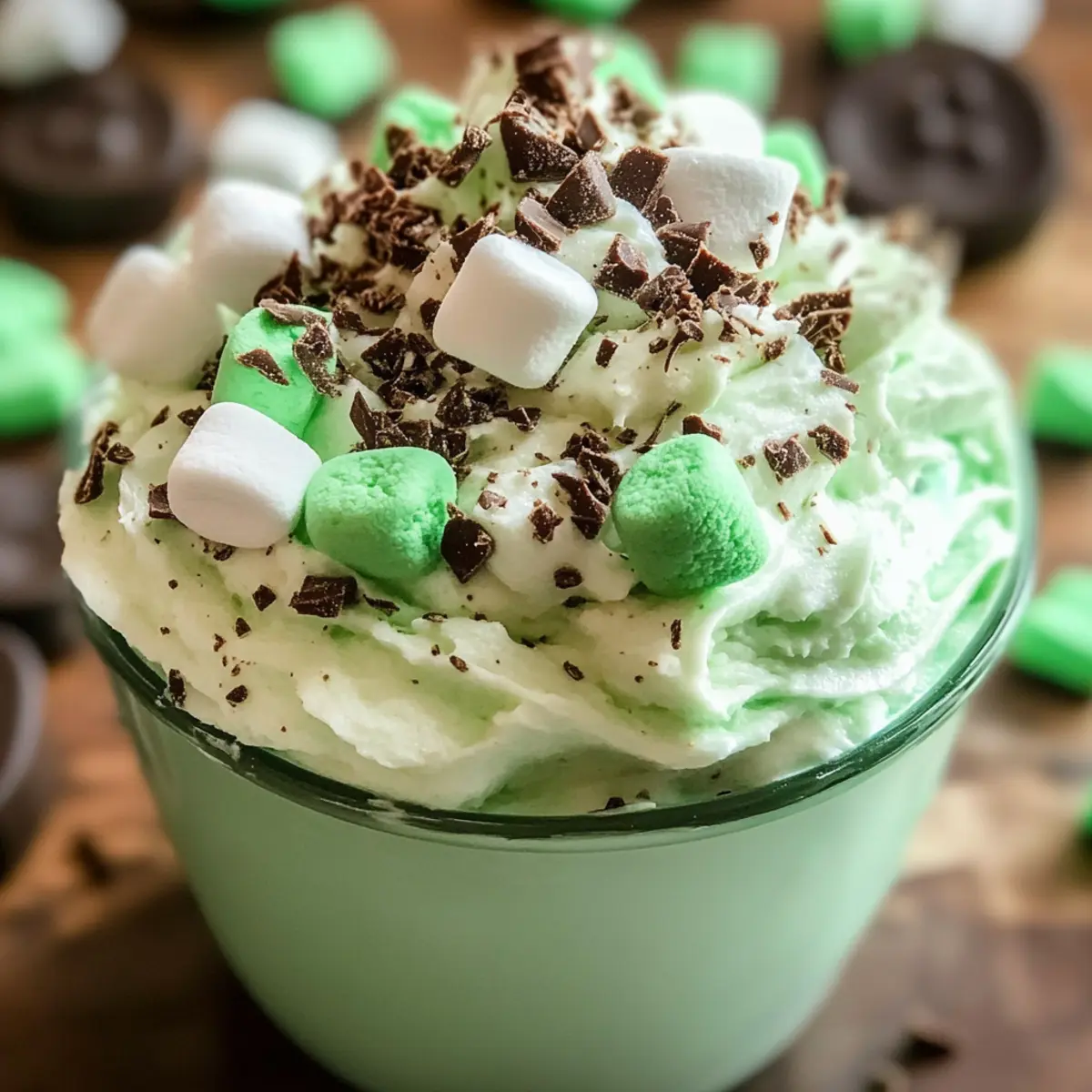 Schamrock Käsekuchen Fluff ohne Backen genießen