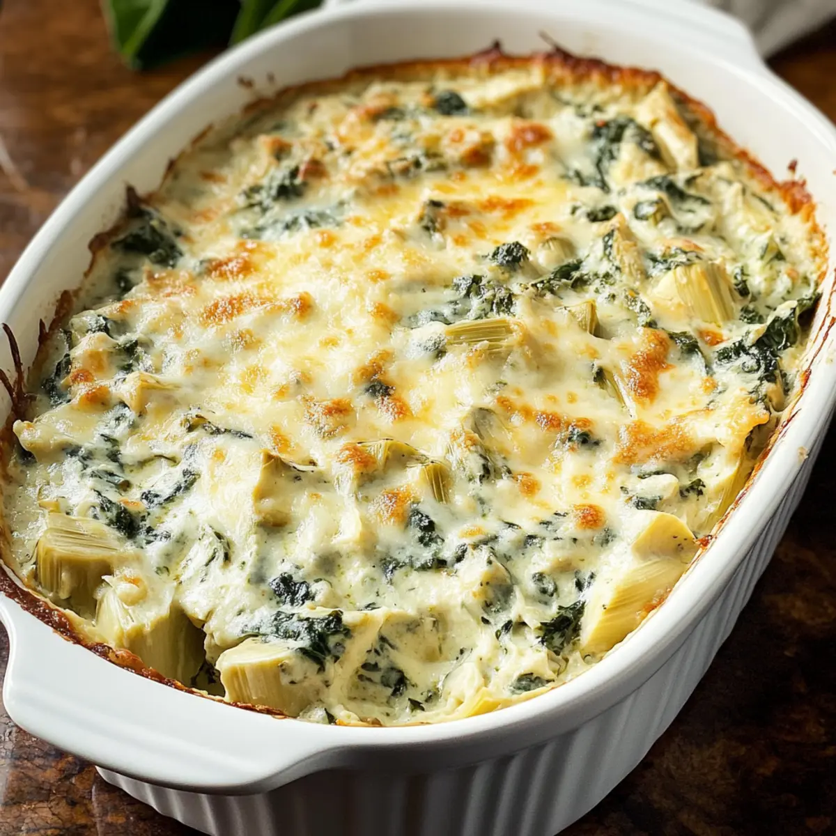 Oberleckeren Spinat-Artischockendip für Partys