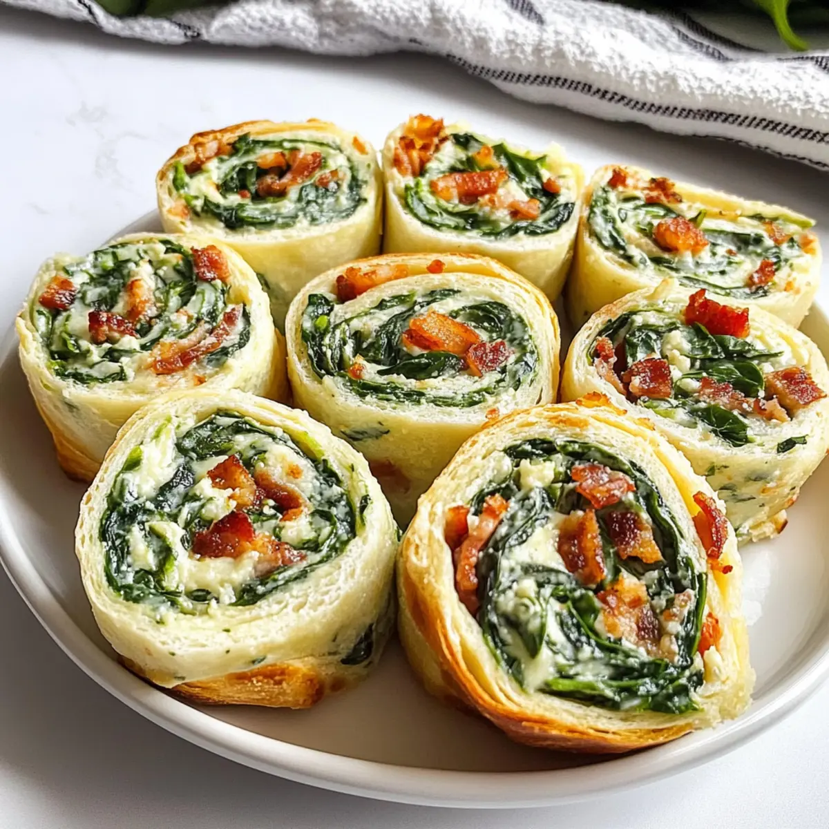 Spinat Dip Schnecken für Feste und Feiern