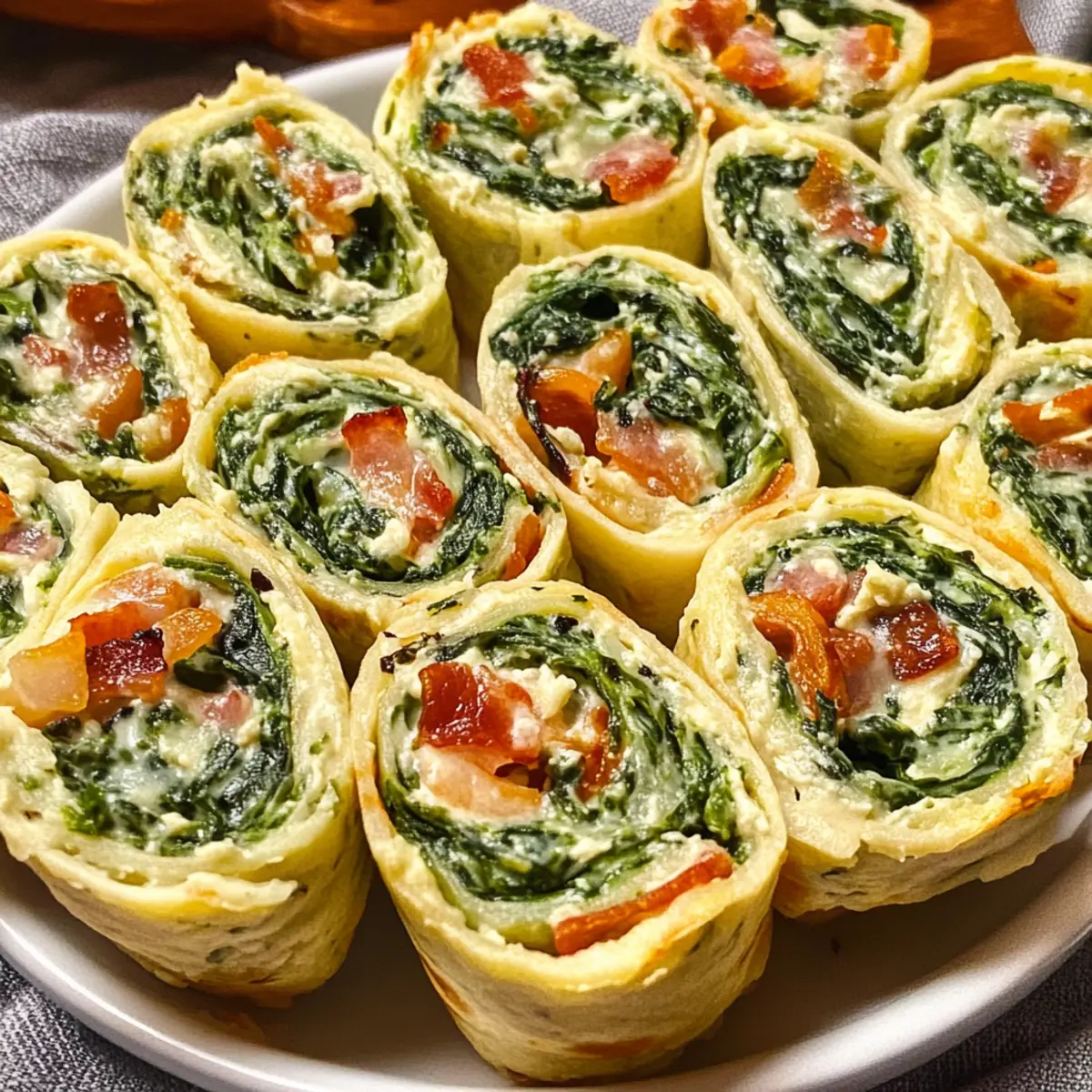 Spinat-Dip-Pinwheels für deine nächste Party