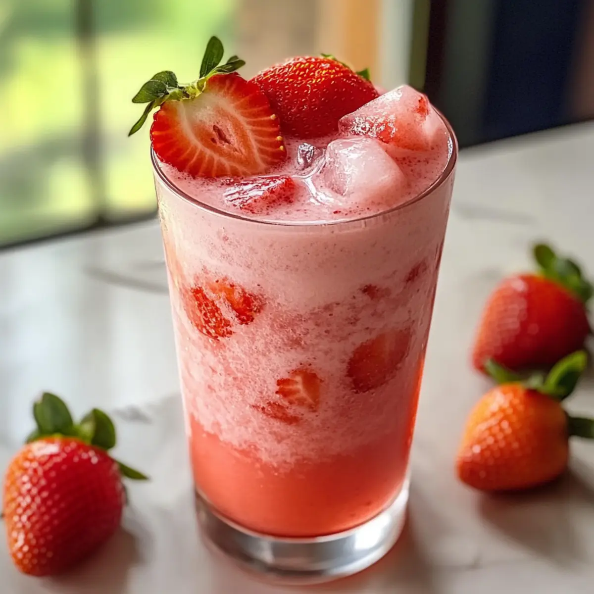 Erdbeer Agua Fresca für den perfekten Sommertag