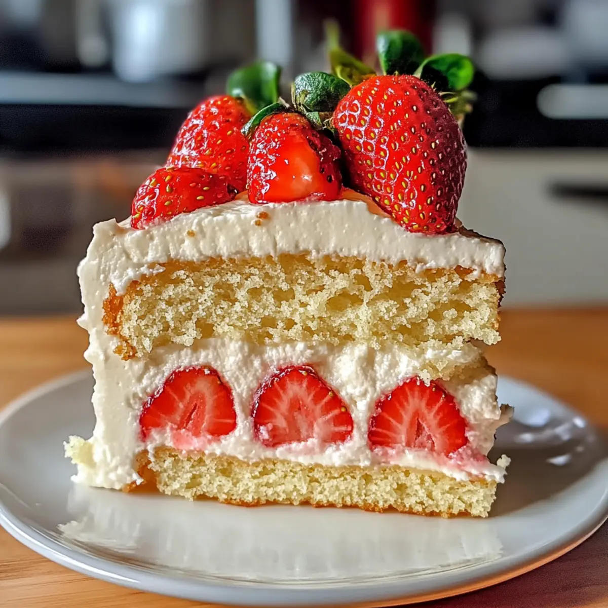 Erdbeerpudding-Delight-Kuchen für den perfekten Sommer