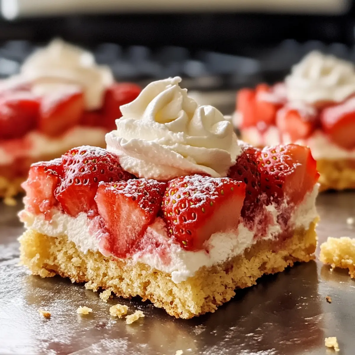 Erdbeer-Shortcake-Riegel für den perfekten Sommer