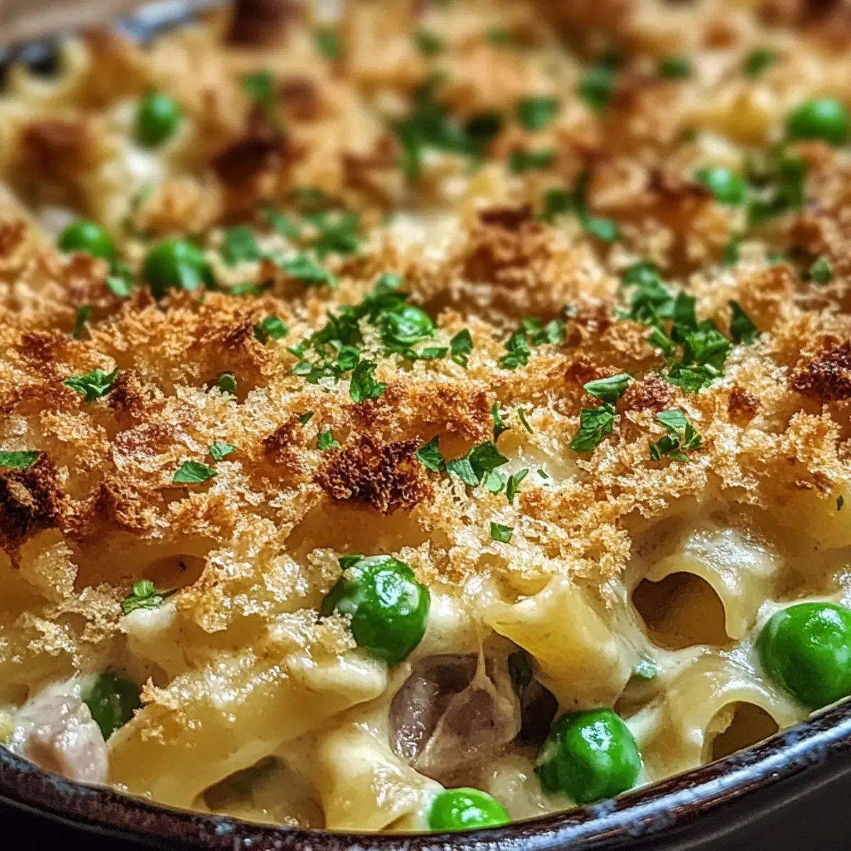 Thunfischauflauf Rezept mit cremigem Käse-Genuss